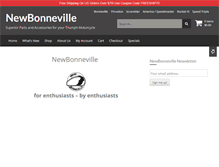 Tablet Screenshot of newbonneville.com